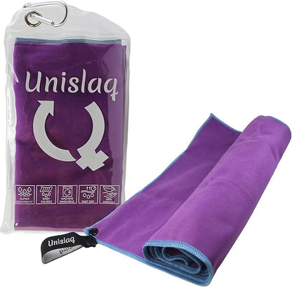 Gym Microfiber Towel, Soft and Super Absorbent, Purple, 12inch x 32inch / 30cm x 80cm, Ideal for Tennis, Padel, Pickleball and Other Workout Sessions