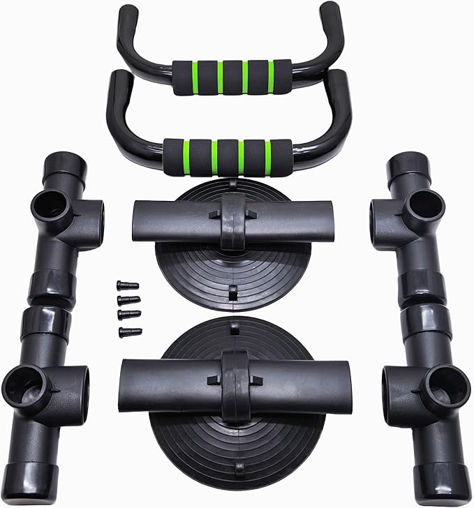 Push Up Stand with Suction Cup Base for Ultimate Anti-Slip Stability, Home Gym Equipment for Men & Women, Chest Workout with Comfort Foam Grips