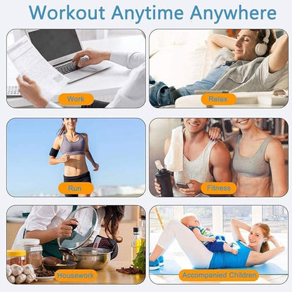 Ab machine Waist trainer Belt Abs Workout Equipment for Men Woman Abdomen/Arm/Leg Home Office Fitness Exercise