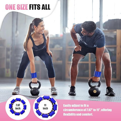 Pilates Wrist Ankle Weights for Women, Wearable Strong Arm & Leg Weights Set of 2(1 lb/2.2 lbs Each), Adjustable Ankle Weights for Walking, Yoga, Dance, Barre, Gym
