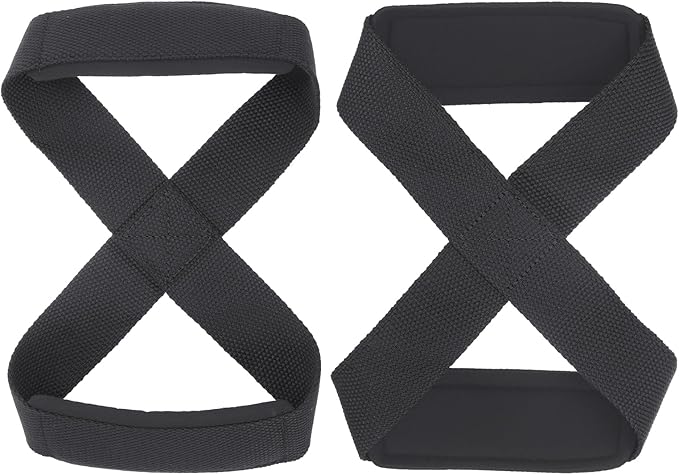 PATIKIL Figure Lifting Strap, Weightlifting Wrist Wraps Dead Lift Padded Grips for Fitness Power Strength Training