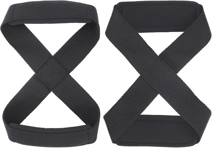 PATIKIL Figure Lifting Strap, Weightlifting Wrist Wraps Dead Lift Padded Grips for Fitness Power Strength Training