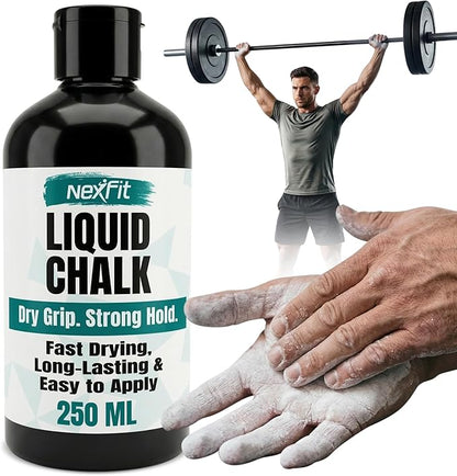Liquid Chalk for Gym – Gym Chalk Liquid with Stronger Grip, Zero Slip, Dries in Seconds – Mess-Free Weightlifting Chalk for Crossfit, Rock Climbing & Gymnastics – Multiple