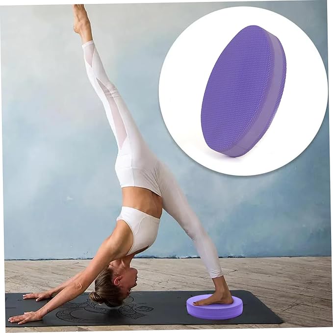 Exercise Balance Pad, Non-Slip Elastic Foam Balance Pad, 11x7x2 Inch Exercise Equipment for Fitness and Stability, Yoga, Physical Training Foam Cushion