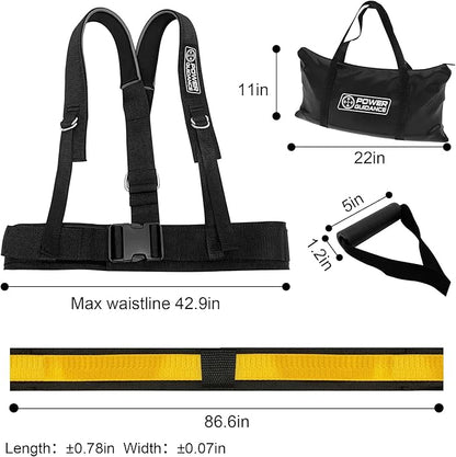POWER GUIDANCE Speed Training Equipment/Overload Running Resistance & Release, Agility and Speed Equipment for Sprint Running and Football, Basketball, Soccer，Softball