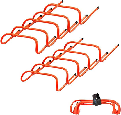 Yes4All Agility Speed Training Agility Hurdles for Athletes - 5 Pack - Speed and Agility Training Equipment for Soccer Basketball Football Hurdle Training