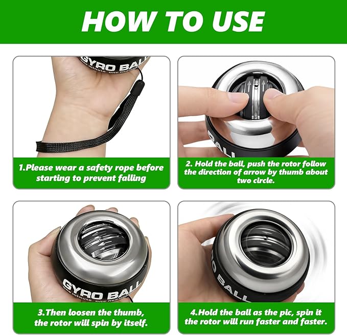 Grip Strength Trainer, Torque Ball & Vital Wrist Ball for Forearm Workout,Portable Fitness Equipment for Men & Women
