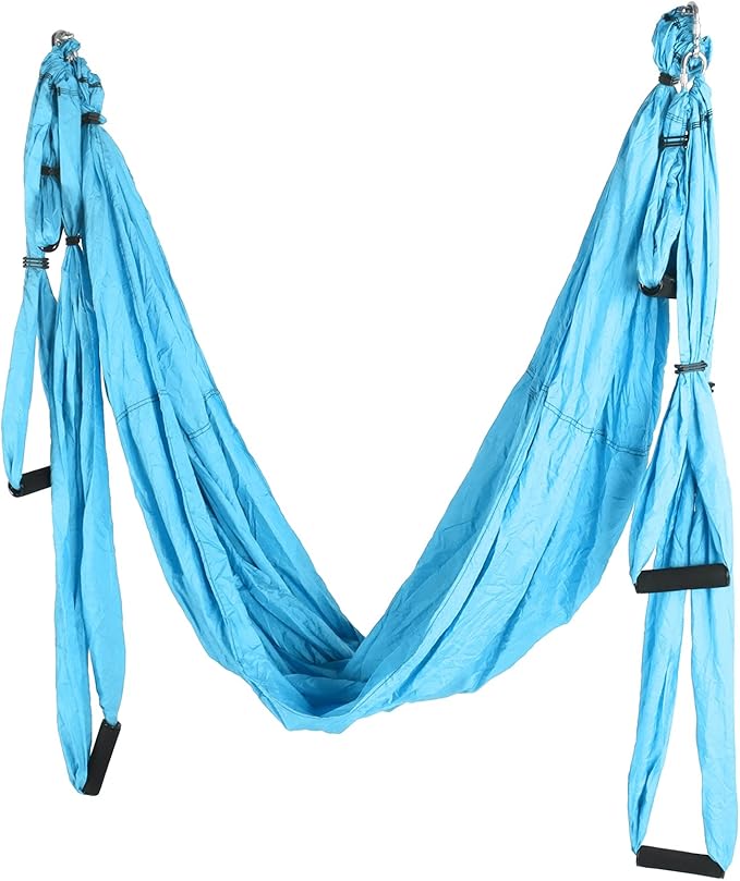 Aerial Yoga Hammock,Yoga Hammock Hanging Swing for Yoga Inversion,Strength Training,Starter Hardware Kit