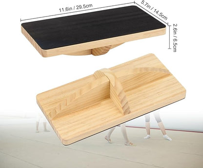 Cheer Balance Trainer, Wooden Cheer Flyer Stand, Cheer Stand for Cheerleading Flyer Balance, Cheer Flyer Stand Balance and Flexibility Trainer for Flexibility Core Strength (For Experienced Person)