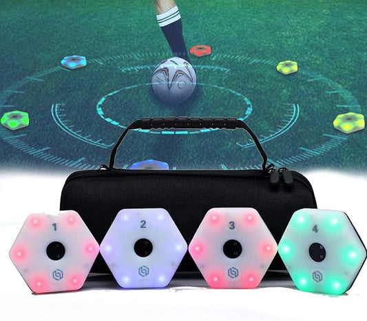 Agile Reaction Fitlight, Sports Reaction Agility Lights Training Kit with App, Improves Reaction Time & Agility for Athletes, Physical Therapists & Fitness Trainers Sports 4lights