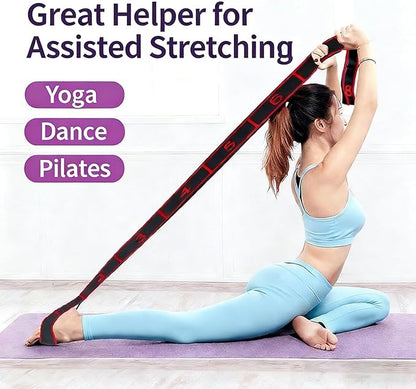Fitness Resistance Bands, 8/10/12 Loops 3-Piece Set, Fashion Puller Exercise Bands for Yoga, Stretching & Full Body Workouts