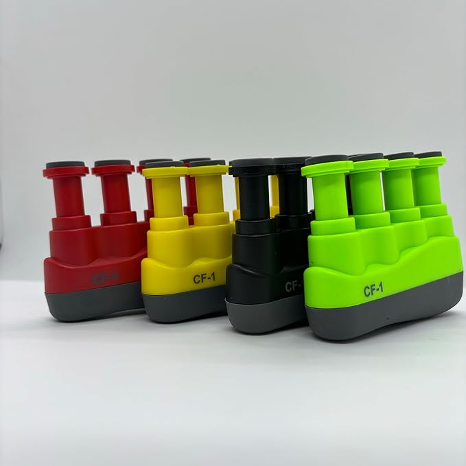 Guitar Finger Strengthener - Improve Your Finger Power, Flexibility, and Span for Playing String Instruments (Black)