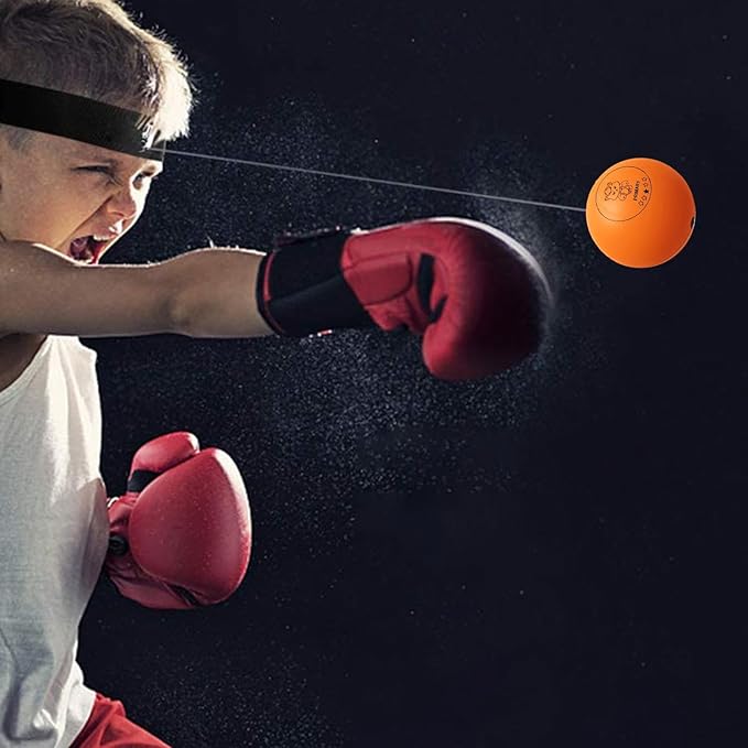 Boxing Reflex Ball Set, Boxing Head Ball for Punch Speed, Boxer Training Tool, Beginners Punching Reflex Ball for Punch Speed