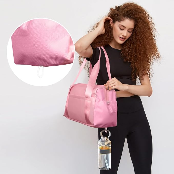 ALUSBELL Women's Sport Gym Tote Bag Small Duffels Bag with Wet Compartment, Carry On Crossbody Bag For Sport Travel Workout