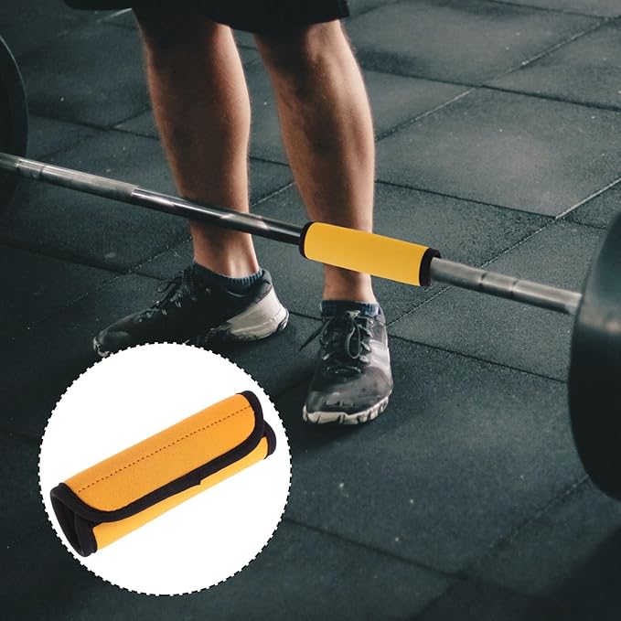 SUPVOX Barbell Grips, 2pcs Dumbbell Handles Bar Grips Detachable Horizontal Bars Cover Power Lifting Strength Training