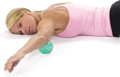 OPTP Franklin Method Textured Ball Set - 2 Inflatable Massage Balls; Textured Ball Set for Self-Massage, Exercise, Muscle Tension and Myofascial Relief