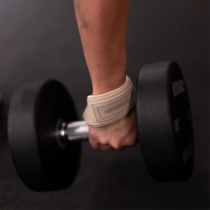 UPPPER Lifting Straps for Weightlifting – 22" Cotton Wrist Straps with Neoprene Padding for Deadlifts, Pullups, Gym Workouts – For Men & Women | Premium Fitness Gear