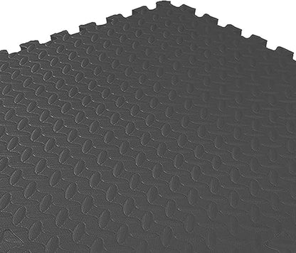 BalanceFrom Puzzle Exercise Mat 3/4" Thick, EVA Interlocking Foam Floor Tiles for Home Gym, Mat for Home Workout Equipment, Floor Padding for Kids, Multiple Sizes and Colors