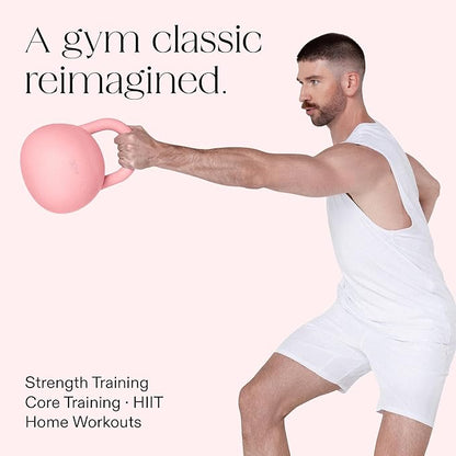 Bala Kettleball, Soft Kettlebell for Women - Kettlebells Strength & Core Training Equipment for Home Gym Workouts - Anti-Slip Grip Exercise Weights with Cushioned Impact-Resistant Base