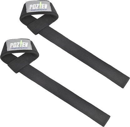 Lifting Straps for Weightlifting, Deadlifts & Pull-Ups – Non-Slip, Heavy-Duty Wrist Strap for Men & Women - 18" Cotton Gym Workouts Straps with Neoprene Padding for Powerlifting, Bodybuilding, Strength Training (Pair)