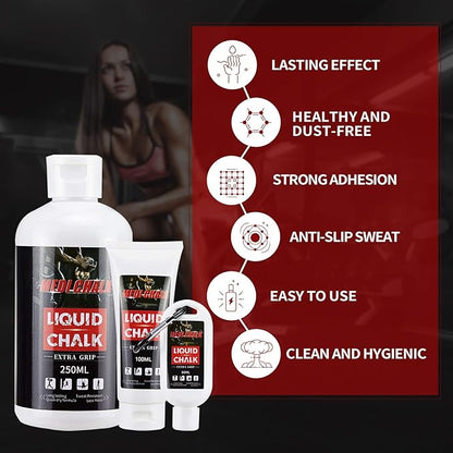 Liquid Chalk, Sports Chalk, Hand Grip Chalk,Weightlifting Chalk,Gym Chalk,Work Out Chalk for Cross Training, Powerlifting,Pole Dance