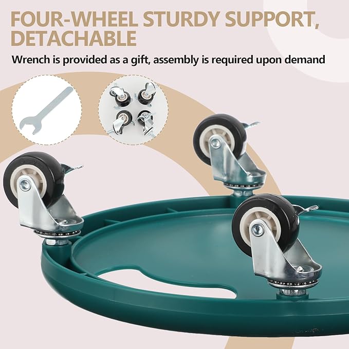 4 Pcs Abdominal Exercise Roller Wheel Abdominal Exercise Sliders for Core Workout AB Wheel Exercise Board Abdominal Board Trainer for Abdominal Core Strength Training, AB Workout Equipment