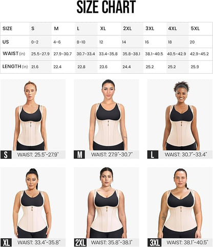 Junlan Waist Trainer for Women - Sauna Suit Sweat Vest for Working Out