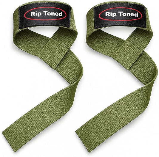 Rip Toned Performance Wrist Straps for Weightlifting – 23" Padded Lifting Straps for Men & Women – Cotton Gym Straps for Deadlifts, Strength Training, Bodybuilding & Powerlifting