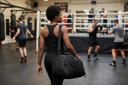 Personalized Boxing Duffle Bag with Name – Durable Gym Bag for Fighters, Custom Training Gear Bag with Shoe Compartment for Gloves & Equipment