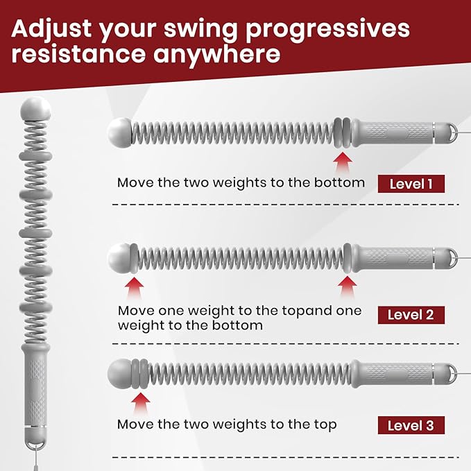 Ropeless Battle Ropes, Adjustable Weighted Cordless Trainer for Home Gym HIIT Low Impact Workouts, 17.1 in Portable with Sliding Resistance Rings and Storage Bag (Gray)