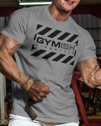 Gymish American Flag Graphic Fitness Tank, Sleeveless Bodybuilding Athletic Tank Top