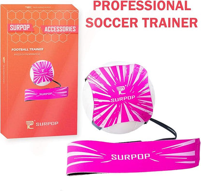 Soccer/Volleyball/Rugby Trainer, Football Kick Throw Solo Practice Training Aid Control Skills Adjustable Waist Belt for Kids Adults