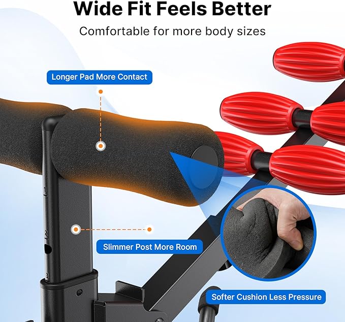 MERACH Deep Squat Machine for Women, Adjustable Glutes Trainer Machine, Core & Leg Exercise, Push Up Board Workout Equipment at Home Gym