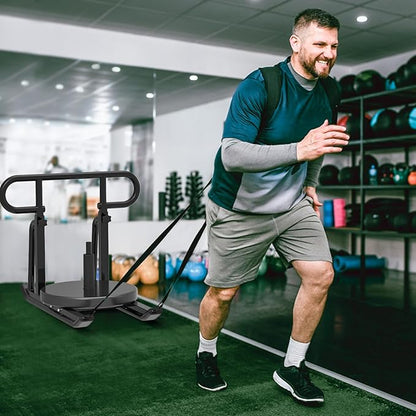 Kipika Weight Sled, Workout Sled, Fitness Strength Training Sled, Speed Training Sled for Athletic Exercise, Speed Improvement, Easily Through Obstacles, Suitable for 1" & 2" Weight Plate