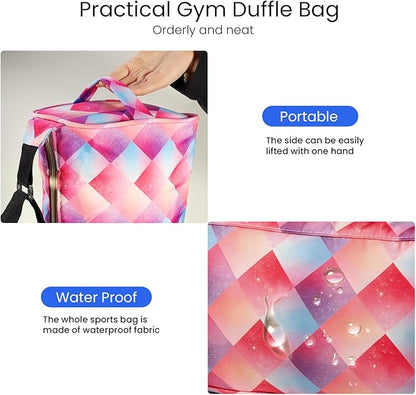 C&F BOGMOST Small Gym Bag for Women & Men,Small Lightweight Duffel Bag Carry On Bags Mini Duffel Travel Bag Waterproof Sports Bags for Workout/Sport/Trave,Color Box