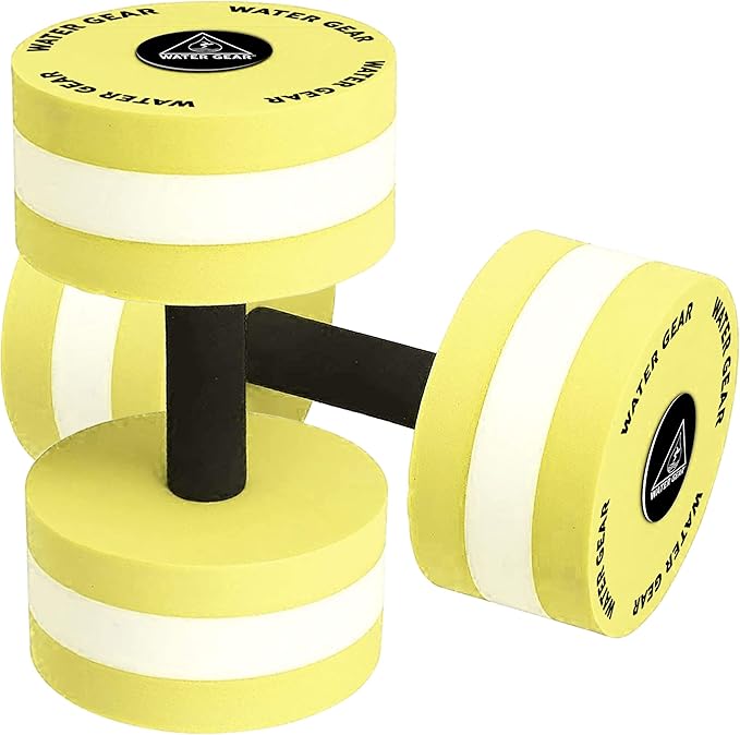 Water Gear Hydro Buoys Minimum - Water Fitness and Pool Exercise - Great for Upper Body and Minimum Stress Training - Workout Your Back Arms and Chest