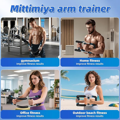 Twister Arm Trainer, Women's arms, Men's Chest, Shoulder and Forearm Muscle Training Fitness Equipment, Portable Spring Resistance Home Fitness Equipment