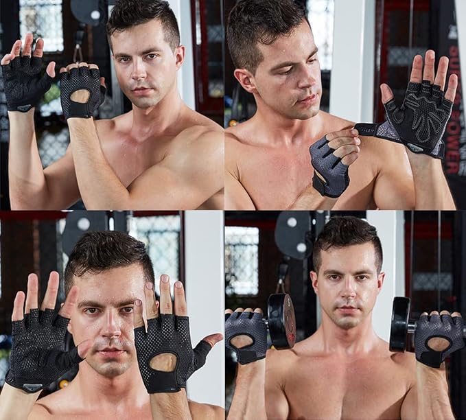 Workout Gloves for Women & Men, Gym Gloves Weight Lifting Gloves for Men, Mens Workout Gloves Fitness Gloves