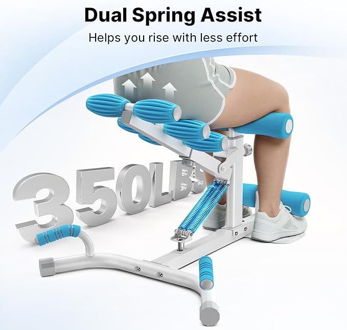 MERACH Deep Squat Machine for Women, Adjustable Glutes Trainer Machine, Core & Leg Exercise, Push Up Board Workout Equipment at Home Gym