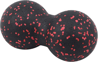 Black Peanut Massage Ball Double Lacrosse Massage Ball for Physical Therapy, Massage Tools and Equipment, Muscle Relax, Acupoint Massage