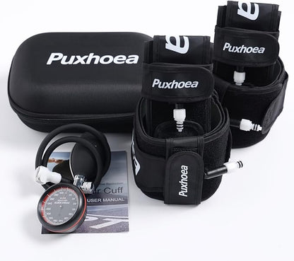 BFR Blood Flow Restriction Bands for Arms Legs Occlusion Training,Build Muscle Without Weightlifting Accurate Pump to Precisely Apply Pressure, for Men and Women Fitness Workouts
