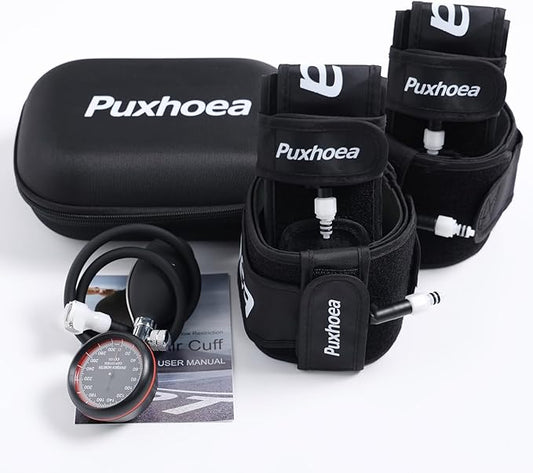 BFR Blood Flow Restriction Bands for Arms Legs Occlusion Training,Build Muscle Without Weightlifting Accurate Pump to Precisely Apply Pressure, for Men and Women Fitness Workouts