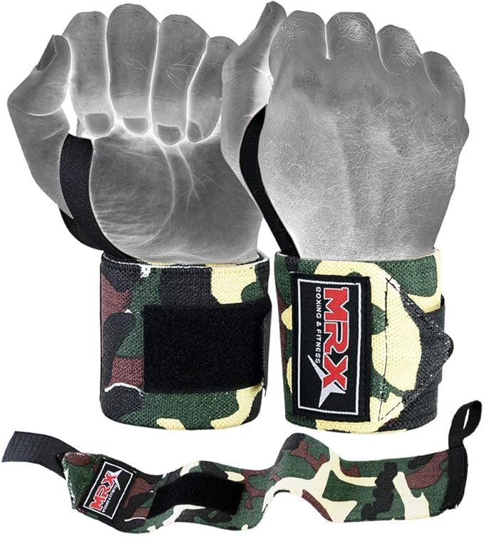 MRX Weight Lifting Gym Training Wrist Wraps for Wrist Support Bodybuilding Workout Wrap Men/Women