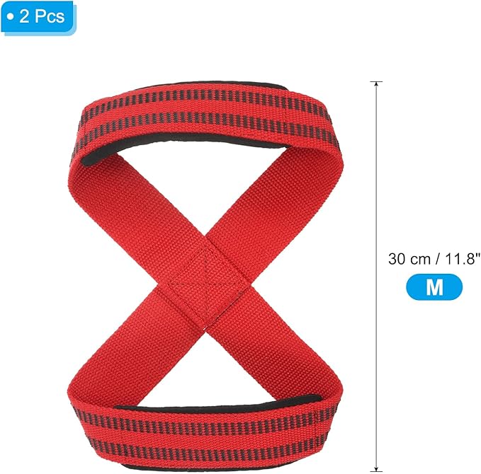PATIKIL Figure Lifting Strap, Anti-Skid Weightlifting Wrist Wraps Dead Lift Padded Grips Weight Lifting Straps