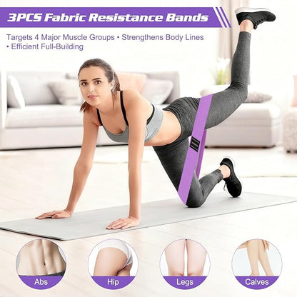 Pilates Equipment, Home Workout Pilates Ring Kit with Resistance Bands, 14'' Magic Circle, Mini Ball, Pilates Starter Kit for Strength, Toning and Flexibility, Workout Guide Included