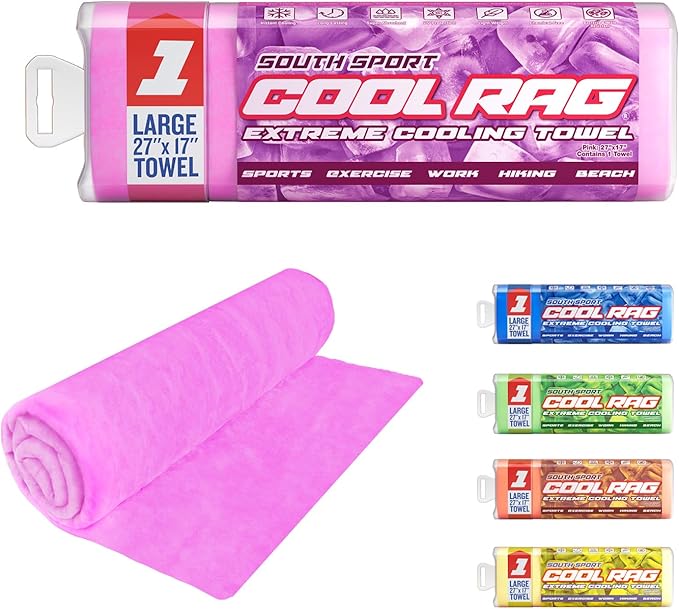 Cool RAG Extreme Cooling Towel for Heat Relief - PVA Cooling Towel for Workout, Gym, Running and for Other Outdoor Sports - Cooling Rag for Neck - Cool Towel for Quick Cooling