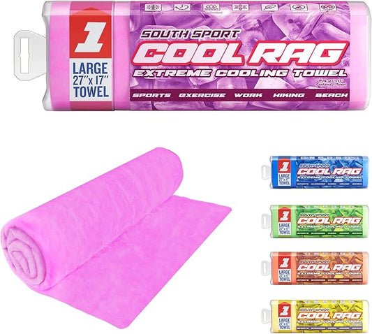 Cool RAG Extreme Cooling Towel for Heat Relief - PVA Cooling Towel for Workout, Gym, Running and for Other Outdoor Sports - Cooling Rag for Neck - Cool Towel for Quick Cooling