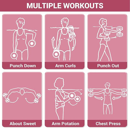 Sportneer Water Weights Aquatic Exercise Dumbbells Water Dumbbell Aerobics Workouts Set of 2 EVA Foam Pool Weights Dumbbells Set Aqua Fitness Barbells Equipment for Water Aerobics Weight Loss