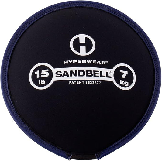 HYPERWEAR SandBell® Soft Sandbag Weight (2–50 lbs) – Pre-Filled with Clean USA Sand, Safe Soft Weight for Strength Training, HIIT, Functional Fitness, Rucking & Home Workouts