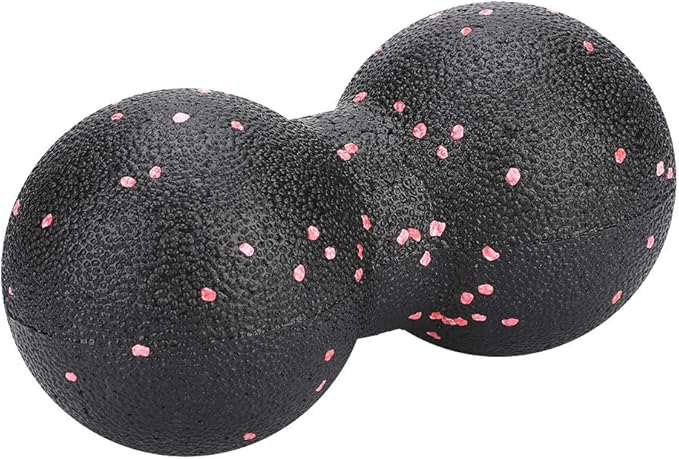 EPP Yoga Foam Roller, Muscle Massage Ball Set for Body Stress Relief, with High Density Ergonomic Soft Surface for Yoga, Exercises and Stability Training (16x 8cm Double Balls)